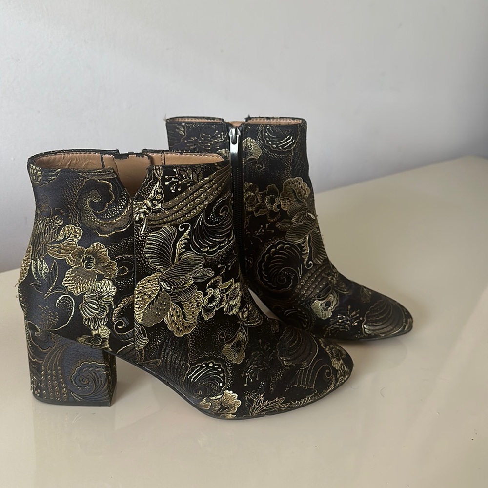 Franco Sarto Brocade Boots